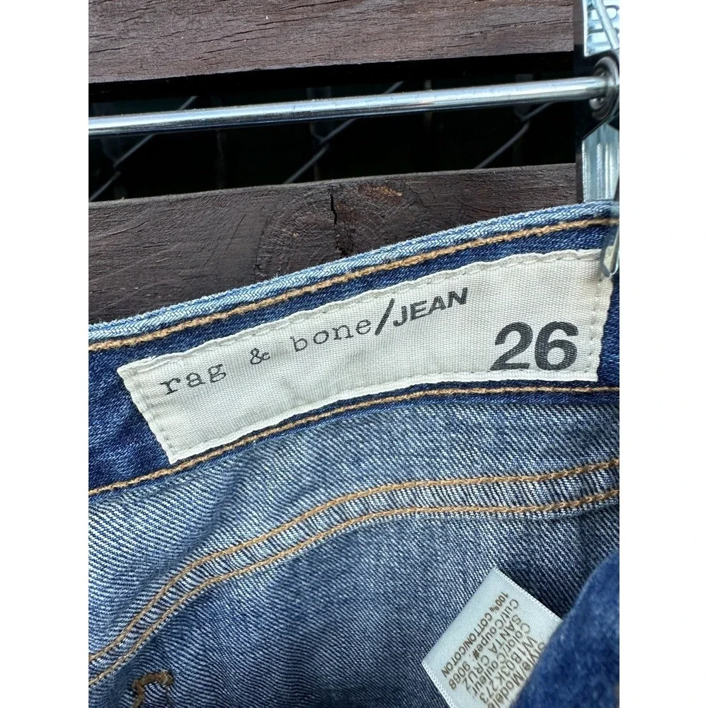 Rag & Bone Women's *Size 26 Blue Denim Button Up A-Line‎ Skirt